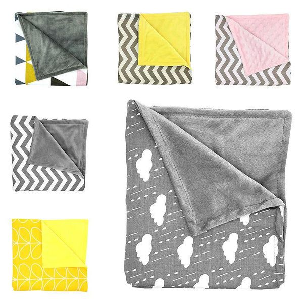 

blankets & swaddling baby blanket born sleeping soft infant swaddle nap receiving stroller wrap for bedding