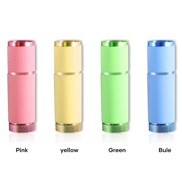 

nail art kits small glow flashlights with 9 led lights uv currency detector lamp portable light dryer for gel m88