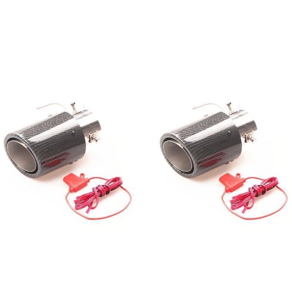 

manifold & parts g6kc wearproof car exhaust muffler pipe tip replacement luminous tail throat