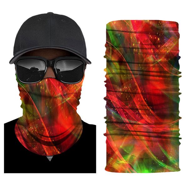 

digital 3d cycling sports versatile magic headscarf seamls sweat absorbing printed