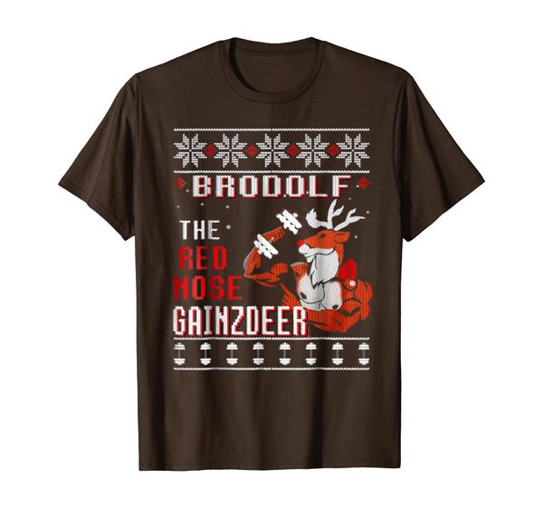 

Brodolf The Red Nose Gainzdeer t shirt, Mainly pictures