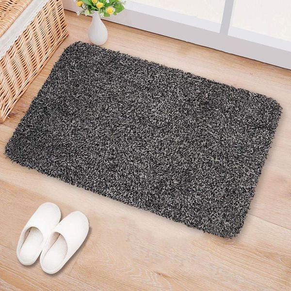 

carpets anti-slip entrance doormat solid color absorbent carpet for bathroom shaggy clean advanced area rug hallway balcony home decor