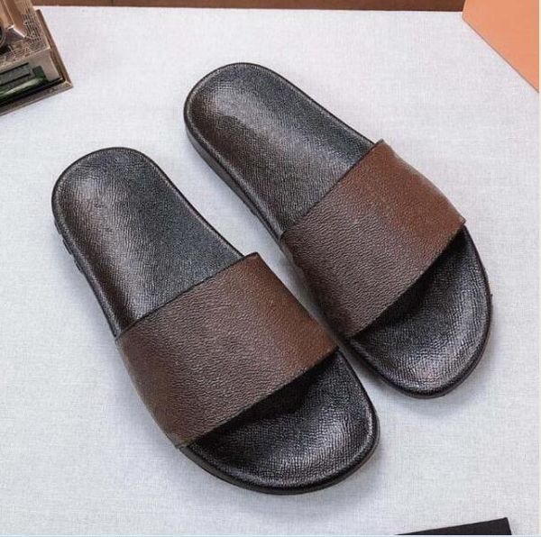 

woman/man sandal slippers beach causal men women slipper flat shoes slide eu:35-45 with, Black