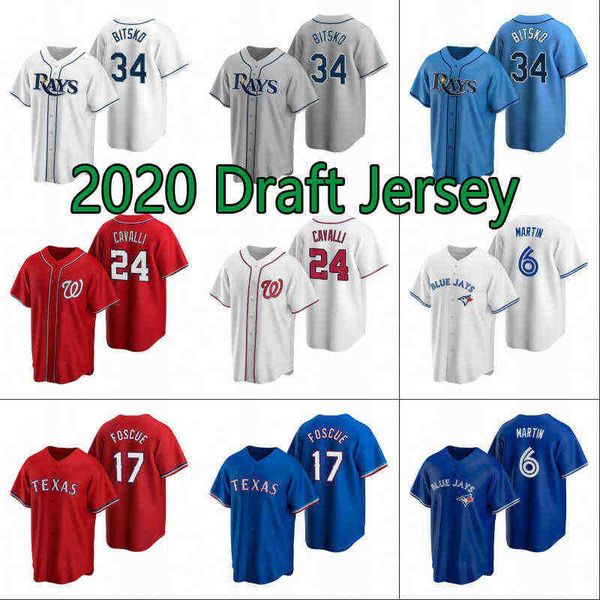 

2022 Draft Baseball Jersey 20 Spencer Torkelson 18 Heston Kjerstad 23 Max Meyer 35 Asa Lacy 6 Austin Martin Justin Foscue Nick Bitsko Jersey, 6 austin martin white