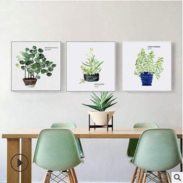 

unframed nordic modern minimalist flower decorative painting