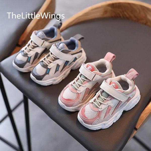 

athletic & outdoor 1-3 years old spring 2021 boys' running shoes girls' leisure sneakers korean light and breathable children&#039, Black
