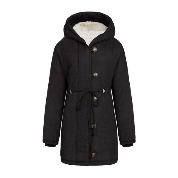 

hsu new women sweater coat winter warm wool zipper coat cotton outwear elegante soprabito 2019 1, Black