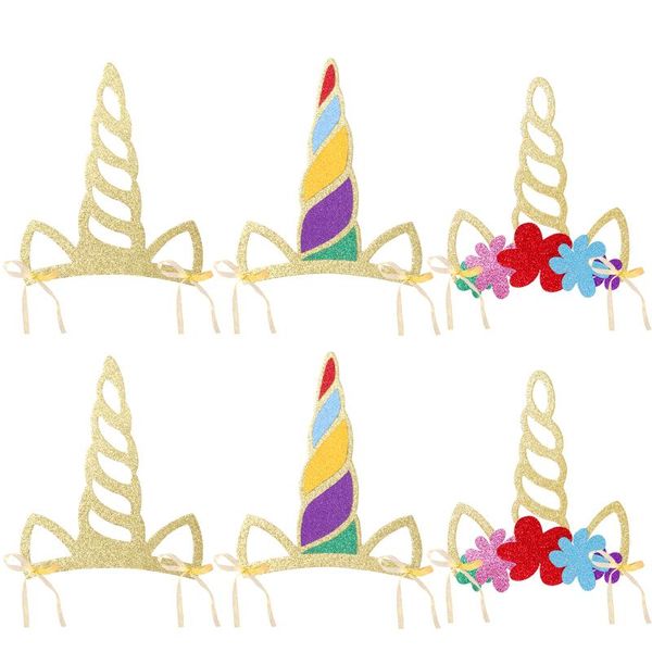 

party hats tinksky 12 pcs horn kids glitter supplies for birthday baby shower theme