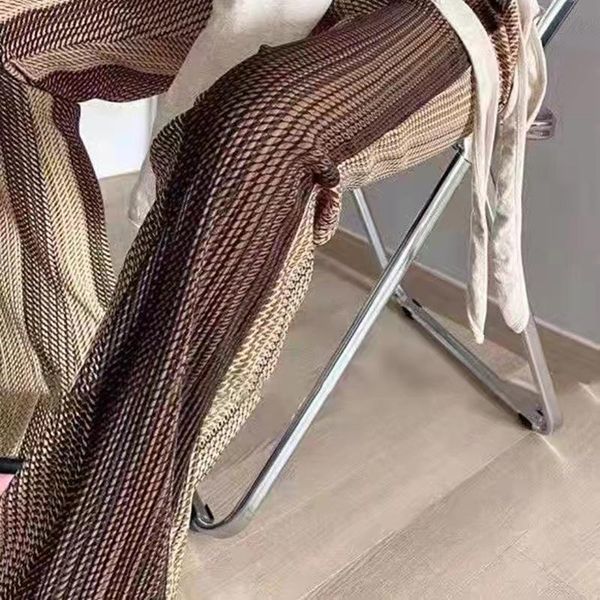 

women's pants & capris 2021 autumn wide-legged straight high-waisted check color retro all-match pleated trousers, Black;white