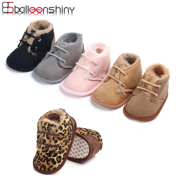

first walkers balleenshiny baby girls boys winter keep warm shoes sneakers kids crib infant footwear boots borns prewalkers