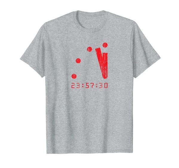 

doomsday tshirt - doomsday clock, armageddon t shirt, White;black