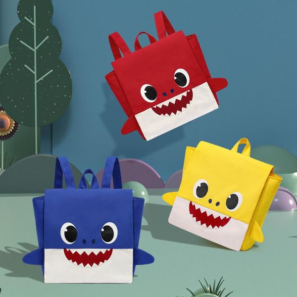 

school bags 2021 children's fashion canvas backpack cartoon cute trendy cool