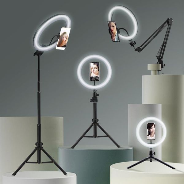 

selfie ring light pgraphy light led rim of lamp with mobile holder large tripod stand for tik youtube tiktok tok ringlight