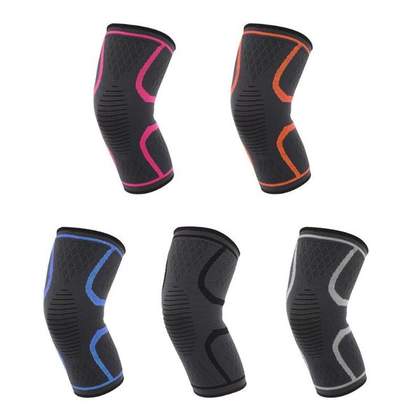 

elbow & knee pads support compression bandage brace gym sports guard wrap sleeve for basketball volleyball hiking running cycling, Black;gray