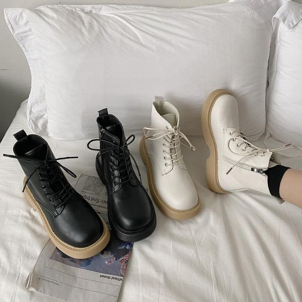 

boots women's shoes summer 2021 retro all-match fashion thick heel bottom ladies, Black