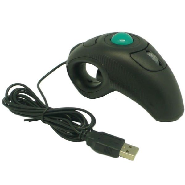 

mosunx futural digital 2.4ghz wired usb handheld mouse finger using optical track ball drop shipping
