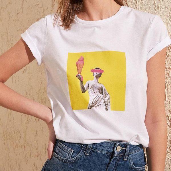 

summer graphic women t-shirts fashion tees hort sleeve printing t-shirts korean women clothes white t shirts female tshirt