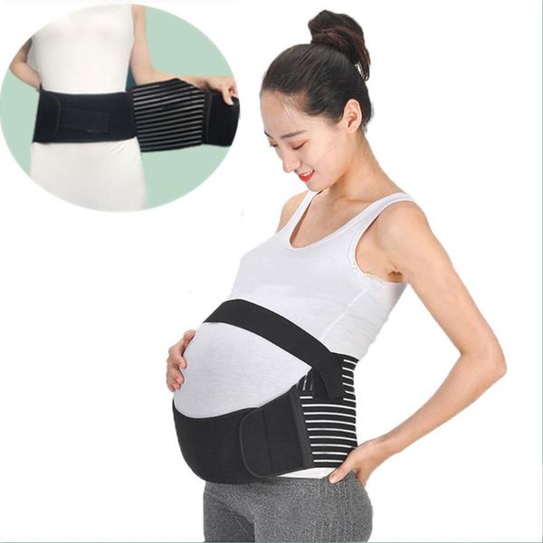 

maternity intimates pregnant women belt belly waist care abdomen support band back brace pregnancy protector bandage postpartum, White