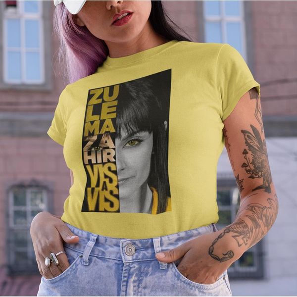 

zu le ma za t-shirt hir vis a vis women t-shirt casual short sleeve summer tv series tee shirt female ropa de, White