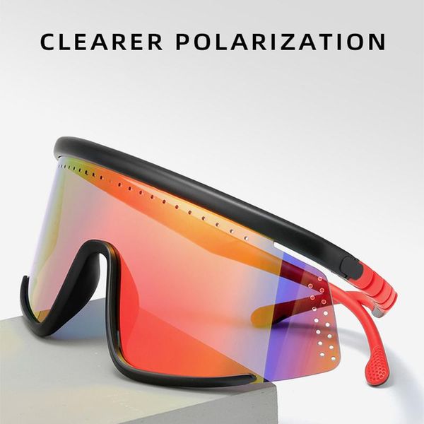

outdoor eyewear large frame sunglasses windshield polarized camping hiking fishing glasses sports sun 2021