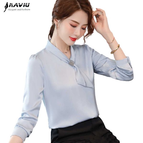 

high end shirt women tie design spring temperament formal fashion chiffon blouses office ladies casual loose work 210604, White