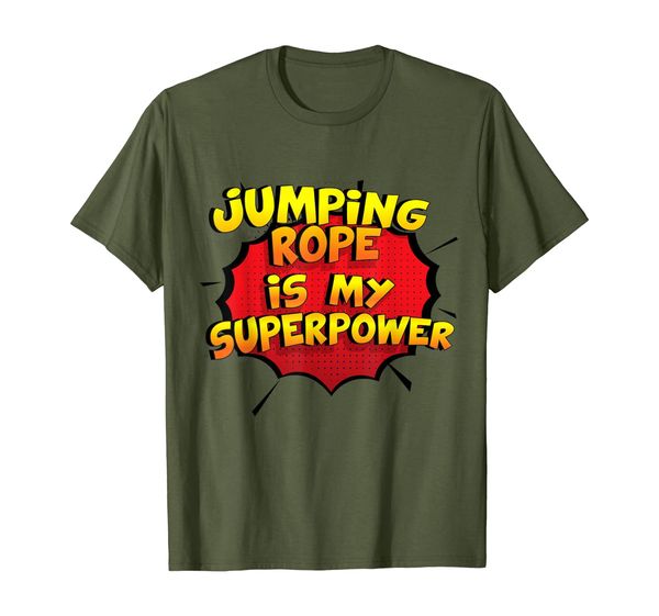 

Jumping Rope is my Superpower T-Shirt Funny Jumping Rope, Mainly pictures