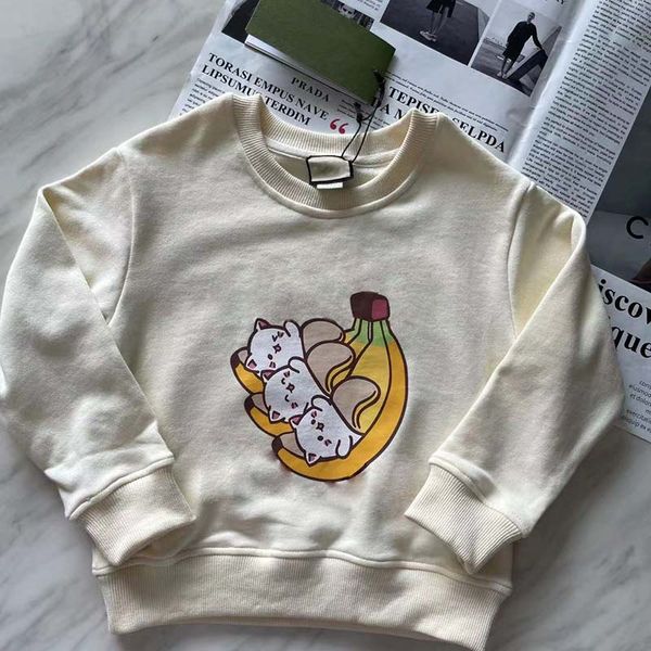 

kids sweatshirts hoodies boys girls baby teen clothing tees letter printed long sleeve pullover children casual sweatshirt size 100-150 fas, Black