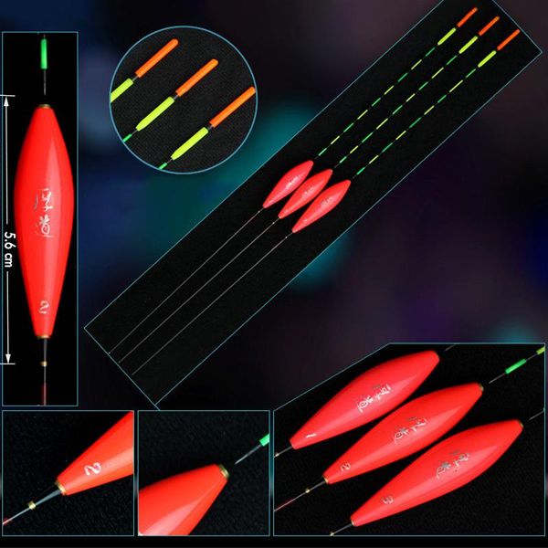 

fishing accessories 3pcs/lot (ly-x06) float 1-3# balsa wood material flotador pesca bobbers carp preferred tackles gifts