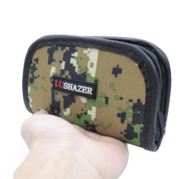 

fishing accessories 15*10*4cm bag nylon multifunctional outdoor waist shoulder bags reel lure storage tackle