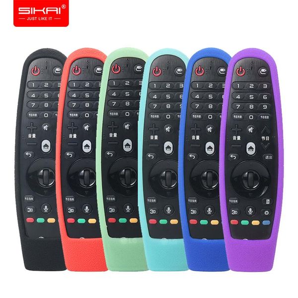 

for lg an-mr600 lg an-mr650 an-mr18ba 19ba magic remote control cases smart oled tv protective console silicone covers