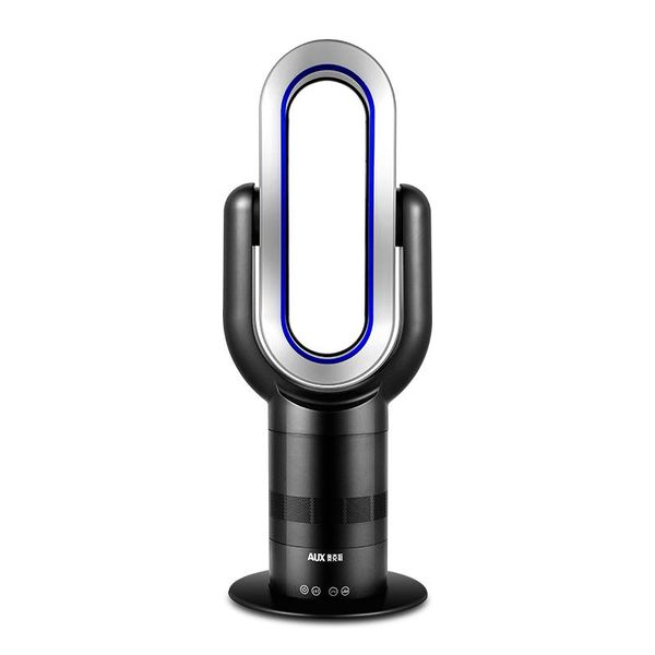 

electric fans fan bladeless deskblower vertical heater household mute cool and warm remote control timing 10 speeds