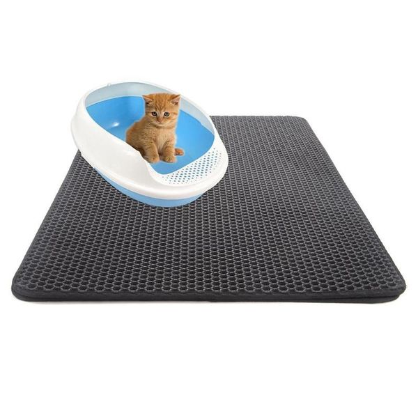 

cat beds & furniture litters pad waterproof large double-layer 1 kg home solid mesh scratch square collecting