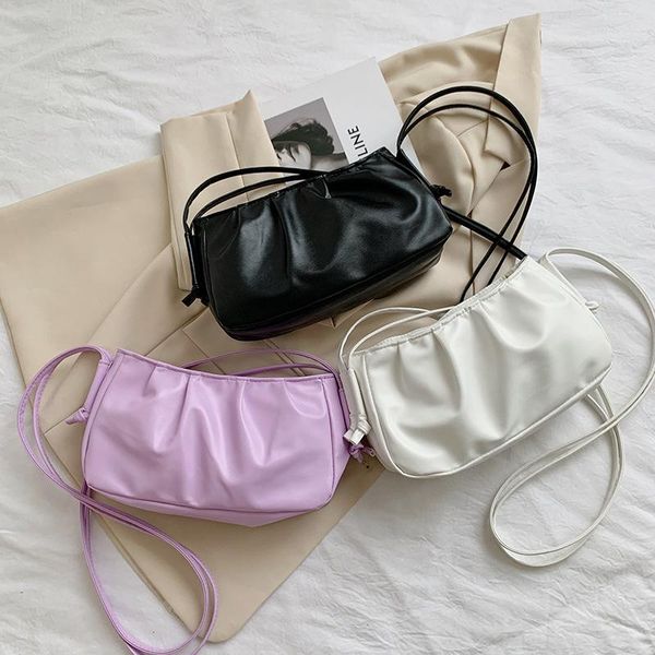 

evening bags women shoulder bag 2021 luxury handbags designer version wild girls cloud soft small square