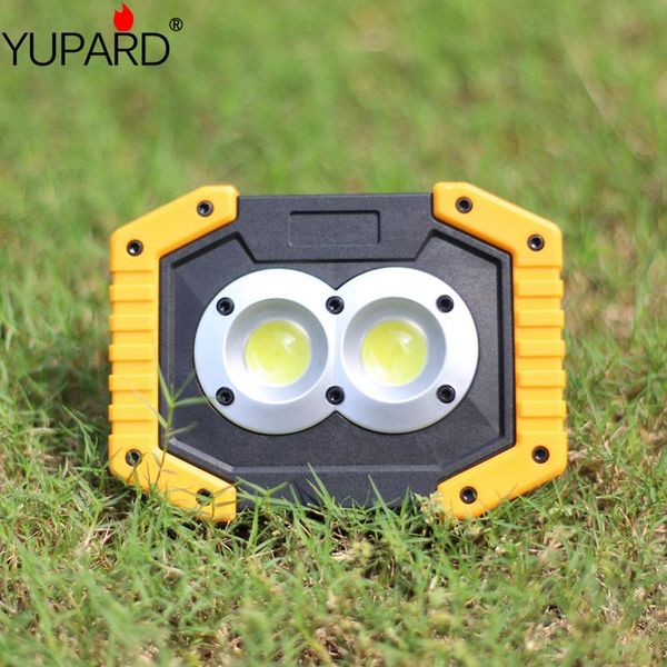 

usb power bank work lamp cob led portable lantern waterproof emergency portable spotlight rechargeable floodlight camping light