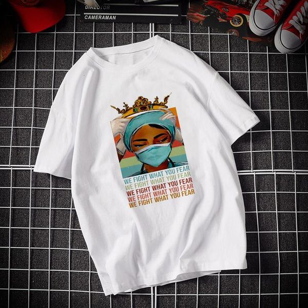 

nurse queen summer female t-shirt the ones who saved the world printing female t-shirt fashion t-shirt short sleeve female, White