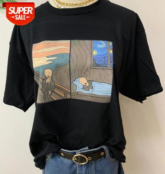 

sunfiz HJN Too Tired Vintage Funny Tshirt Graphic Tees Women Vogue T-shirt Harajuku T Shirt #l03K, White