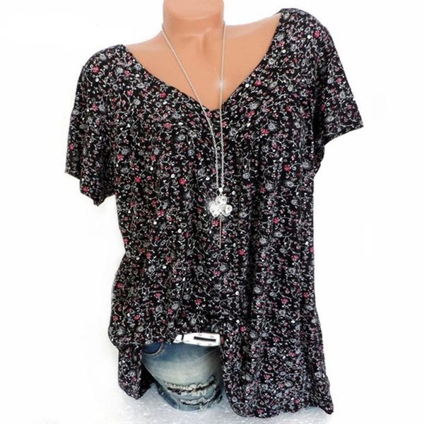

women's t-shirt 2021 summer tee shirt woman casual female pullover ly fashion s loose v neck ladies short sleeve, White