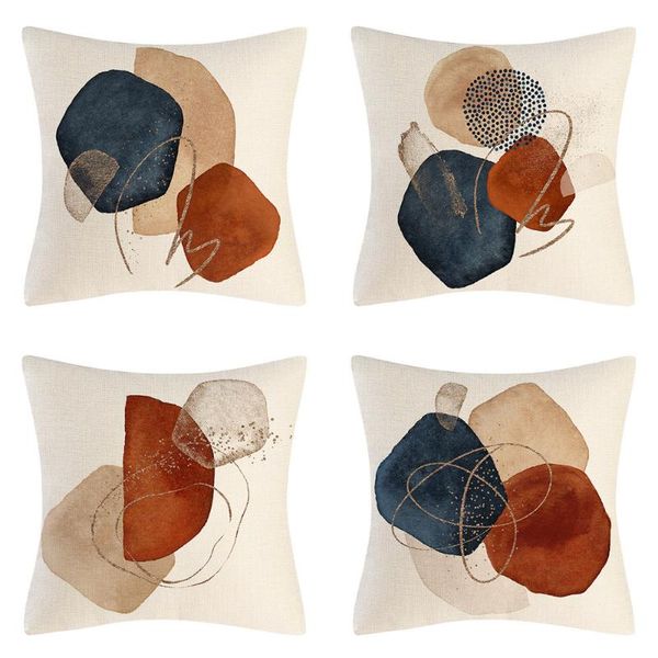 

pillow case hugging pillowcase cushions living room sofa by square hug abstract linen modern home decoration