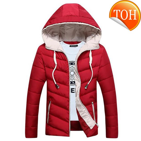 

men hoodie men's fashion casual hooded jacket 2021 winter slim jackets man down coat plus size m-3xl yyj0047, Black
