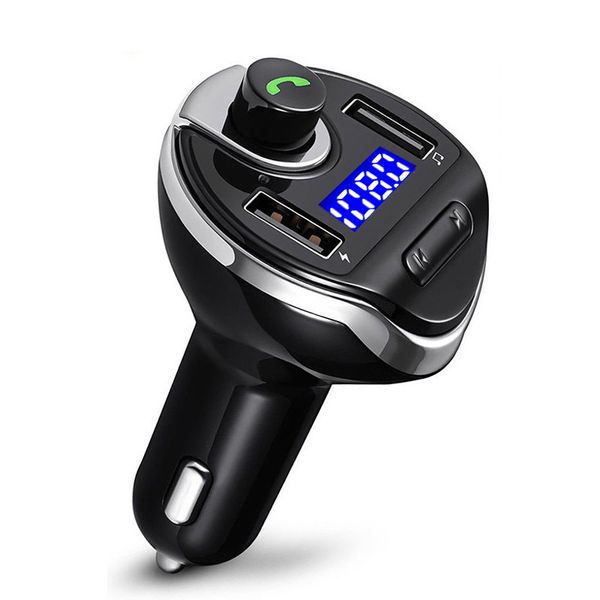 

with retail box bluetooth car kit handsset fm transmitter mp3 music player 5v 3.4a usb car charger support micro sd & u disk