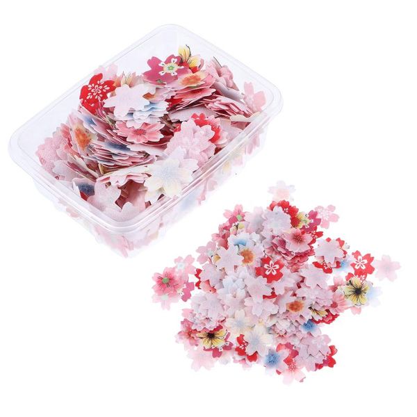 

other festive & party supplies 440pcs cake inserts rice paper cupcake er ornament (assorted style)