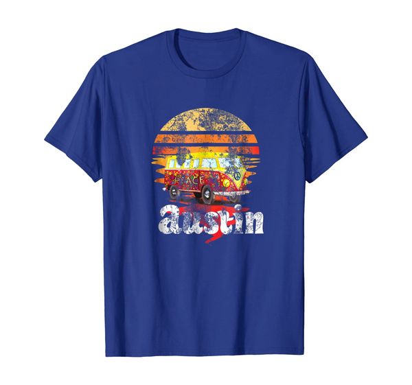 

austin texas hippie van road trip tshirt grunge austin tee, White;black