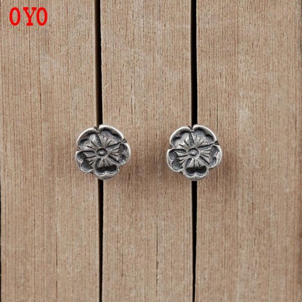 

stud 925 sterling silver earrings, Golden;silver