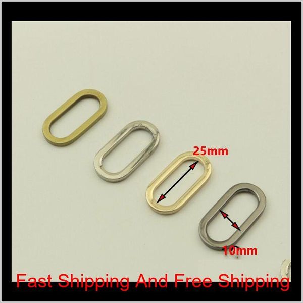 

9/25/32/38mm oval ring metal buckle adjustable handbag strap chains snap hooks luggage diy ha qyltqa bdesports, Black