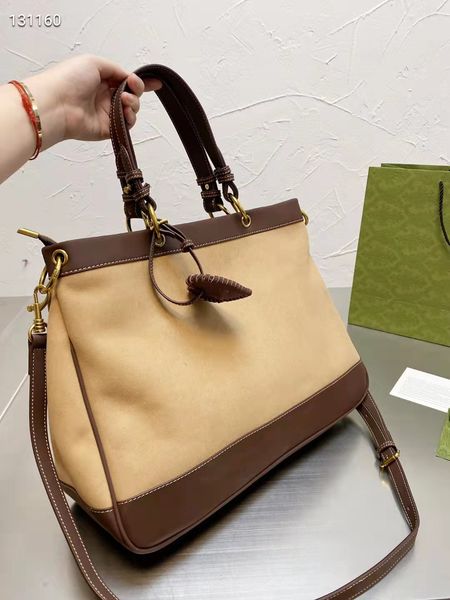 

2021 designer design leather retro shoulder bag women's shopping bag