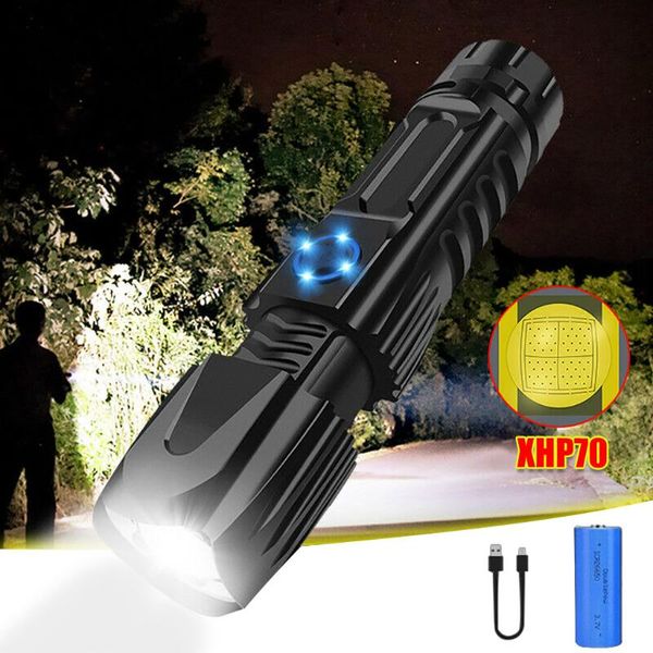 

bike lights most powerful xhp70 led xhp50 rechargeable usb zoomable torch 26650 hunting lamp for camping
