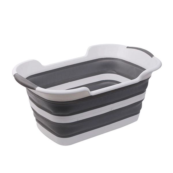 

19l laundry basket dirty clothes basket folding portable laundry bathroom accessories clothes hamper home storage washing