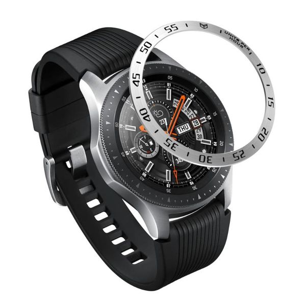 

watch bands metal bezel ring cover for samsung galaxy 46 42mm smart multiple colour accessories gear s3 screen, Black;brown