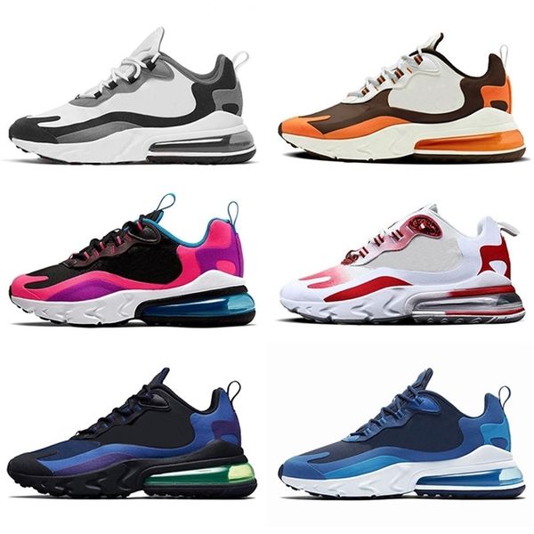 

2019 new react men women sports shoes bauhaus optical oreo white deep blue mens trainers breathable sports sneakers 36-45