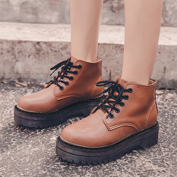 

2021 new women winter martin rubber black cut boots mjrw